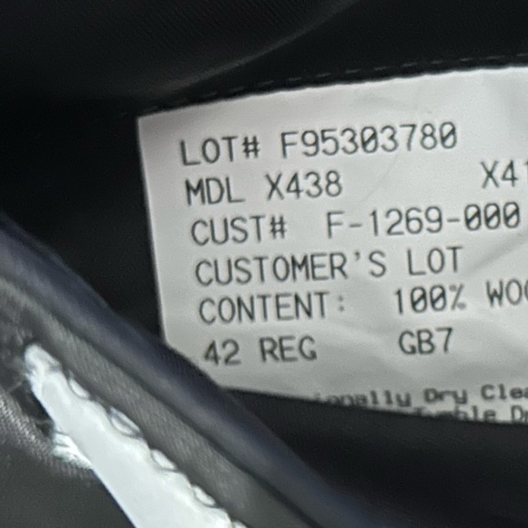 Vintage Hickey Freeman Bloomingdale’s Wool Suit Jacket Blazer 42R - Picture 5 of 13